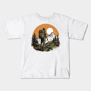 Take a step back in time with a vintage hike Kids T-Shirt